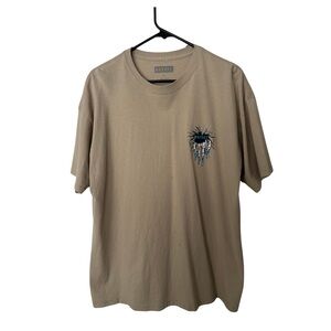 Tan Graphic Short Sleeve Tee
